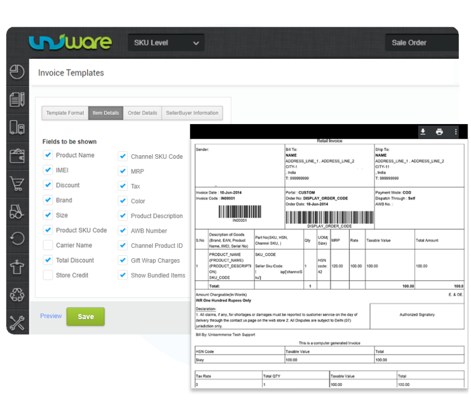 customizable billing templates